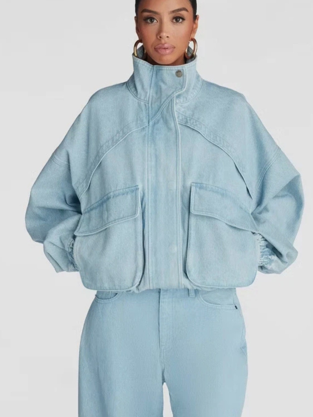 KBB by KAHLANA DENIM Bomber Jacket NWT - Multiple SIZES avail